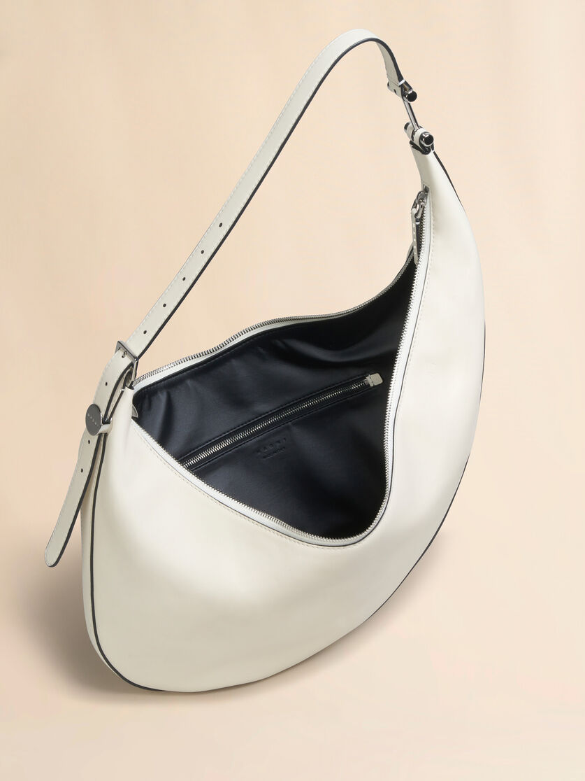 Black leather Dot small hobo bag - Shoulder Bags - Image 4