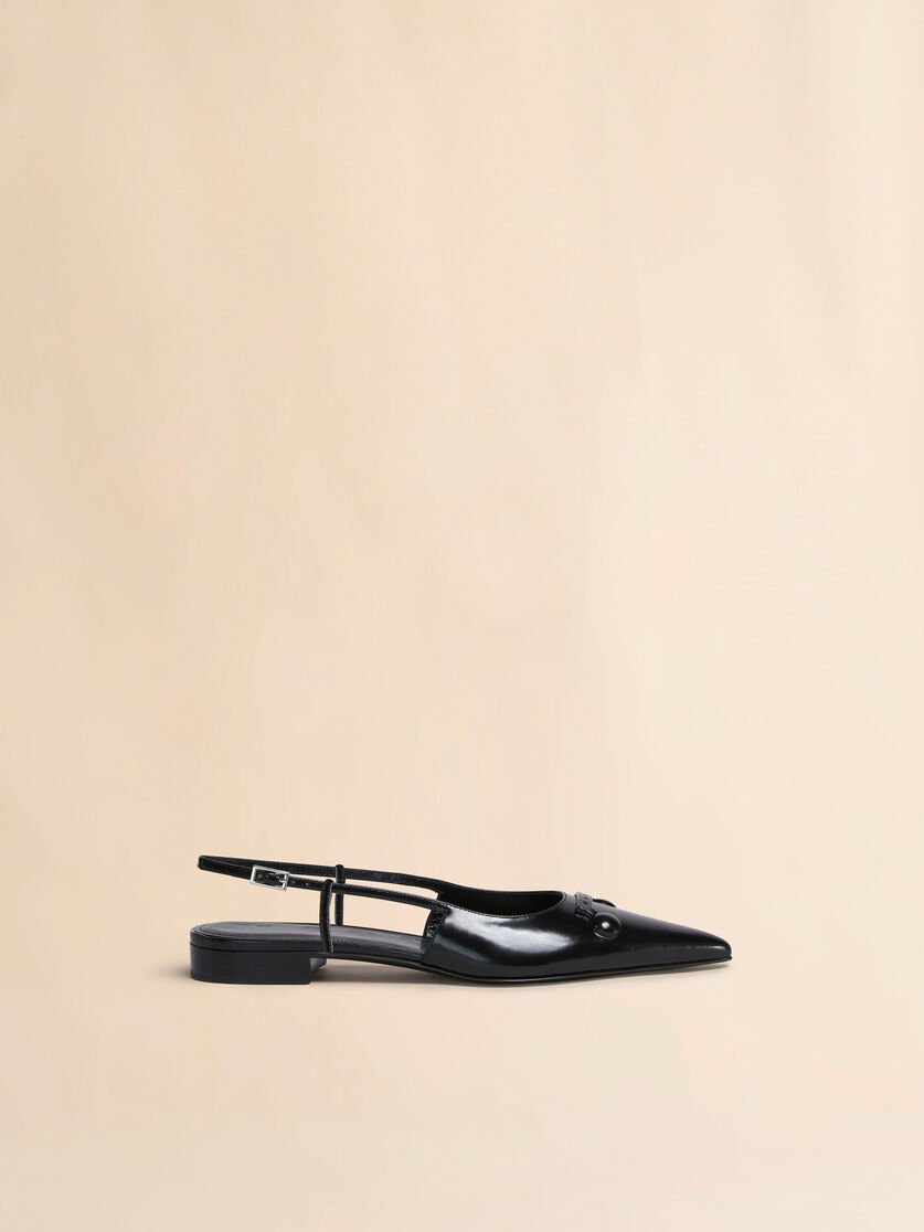 Pink leather Trunkaroo pointed toe slingback - Sandals - Image 1