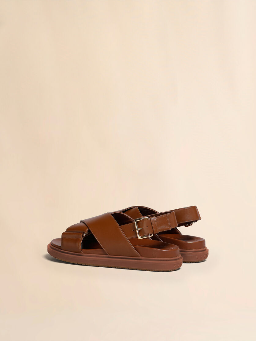 Brown leather Fussbett - Sandals - Image 3