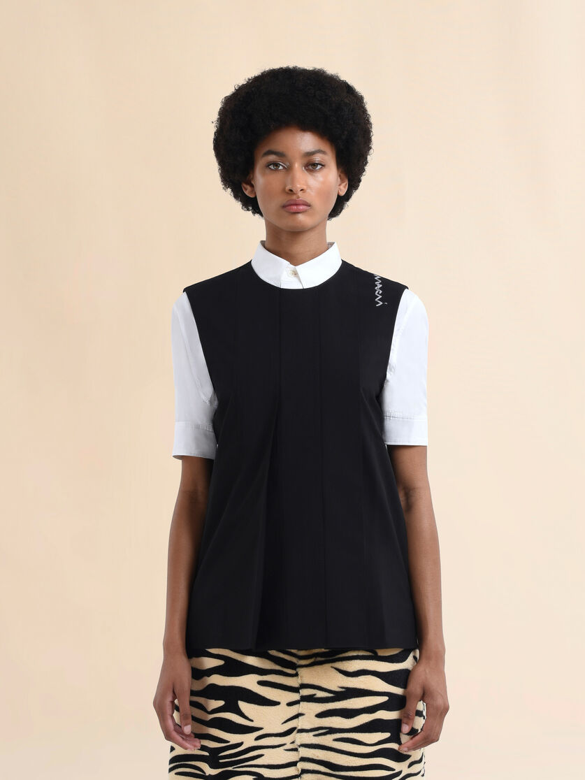 Wool blend top with Marni Symbol - Shirts - Image 2