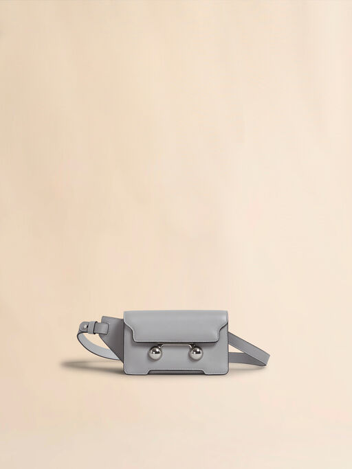 Grey leather Trunkaroo crossbody bag - Belt Bags