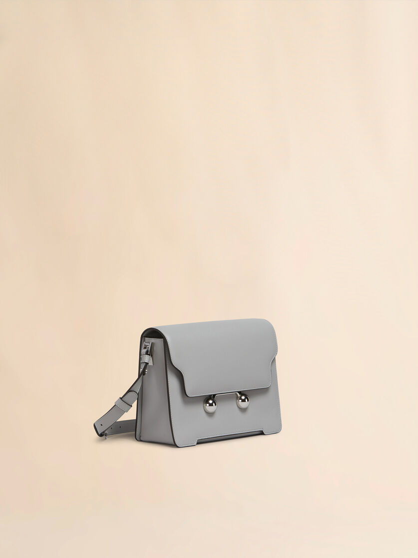 Blue leather Trunkaroo medium shoulder bag - Shoulder Bags - Image 5