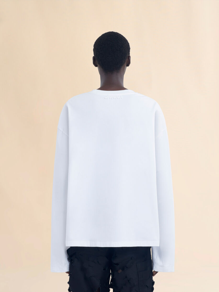 Black oversized organic cotton T-shirt - Shirts - Image 3