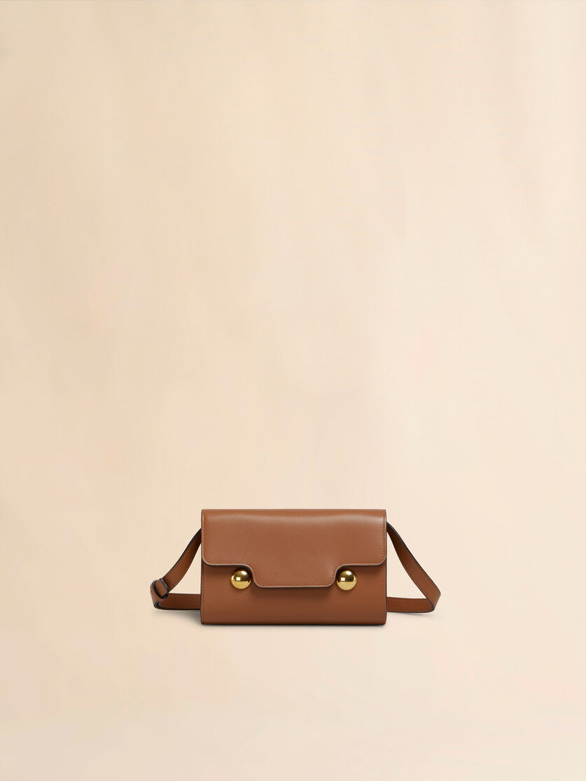 Light brown leather Trunkaroo clutch - Pochettes - Image 1