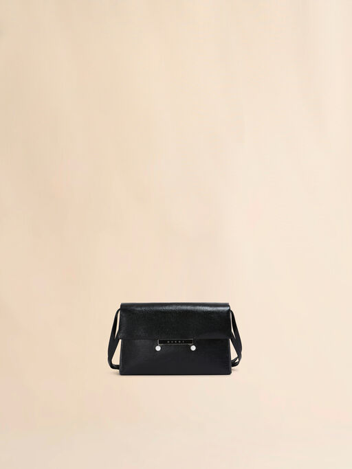 ブラック クラクリュールパテントレザー製 ミディアム Envelope バッグ - ショルダーバッグ