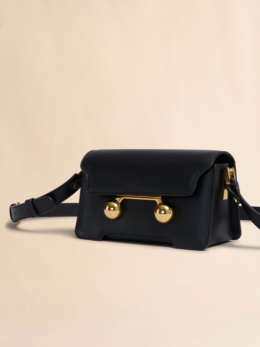 Blue leather Trunkaroo mini shoulder bag - Shoulder Bags - Image 4