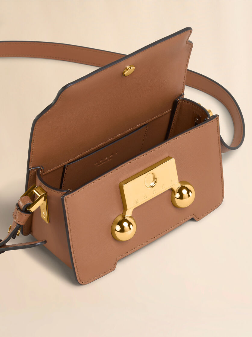 Blue leather Trunkaroo mini shoulder bag - Shoulder Bags - Image 3