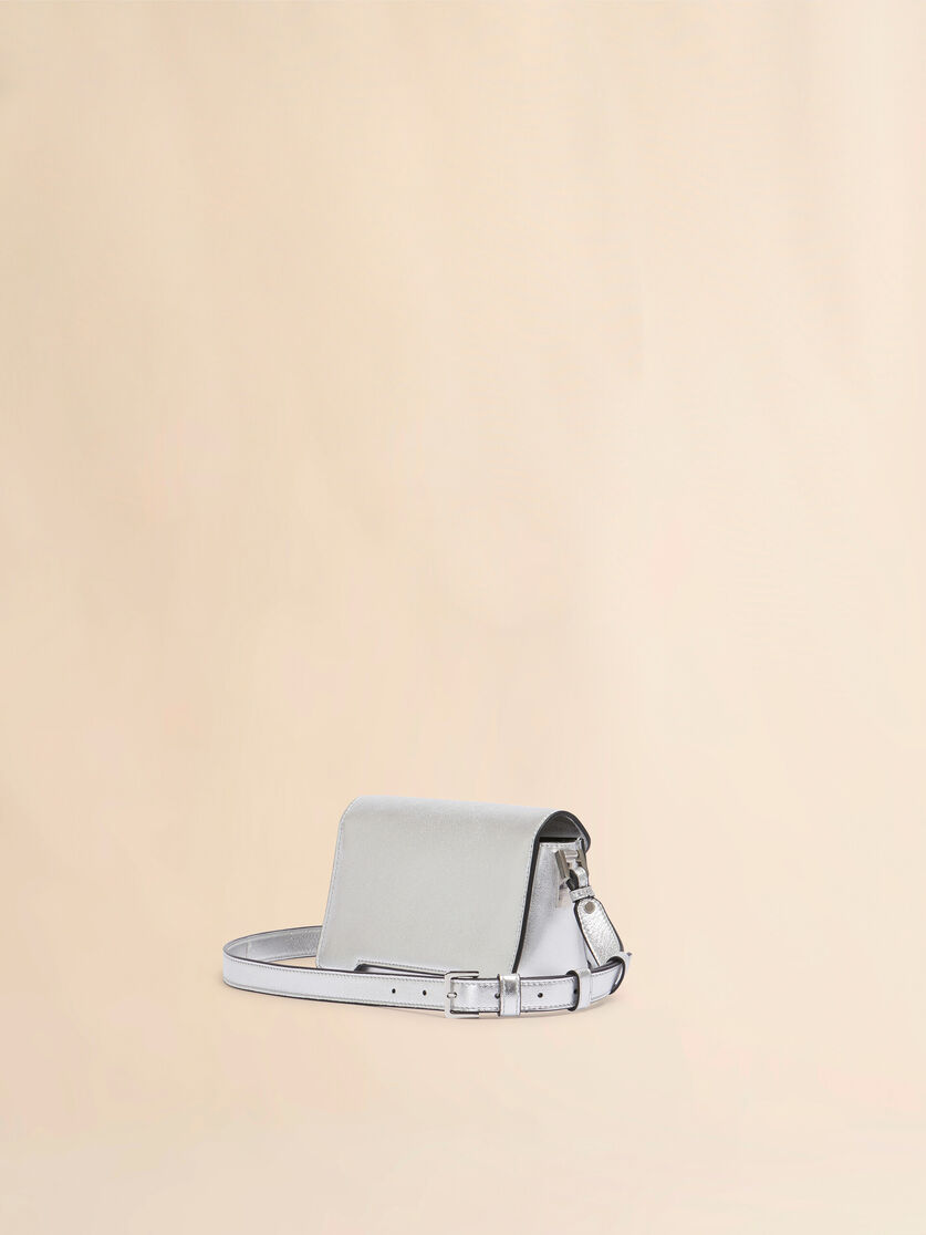 Silver leather Trunkaroo mini shoulder bag - Shoulder Bags - Image 3