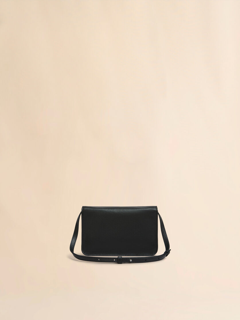 Blue leather shoulder bag with Marni Mending - Pochettes - Image 2