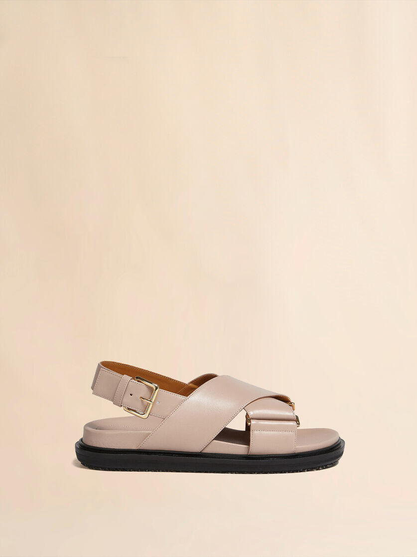 Brown leather Fussbett - Sandals - Image 1