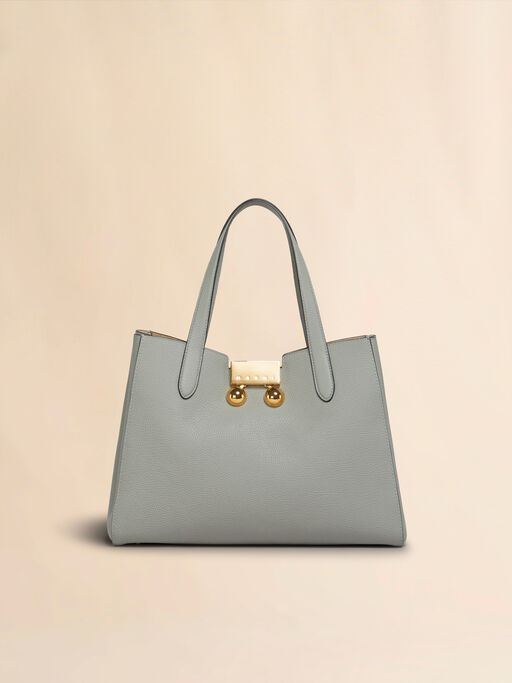 Grey leather Trunkaroo Tote handBag - Handbags