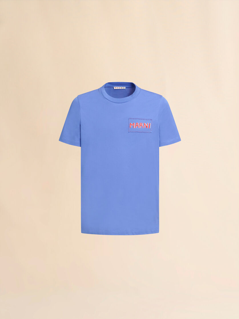 Indigo crew neck T-shirt - Shirts - Image 1