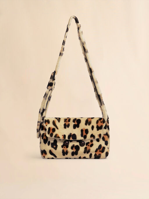 Shearling animal print Trunkaroo Soft medium shoulder bag - Shoulder Bags