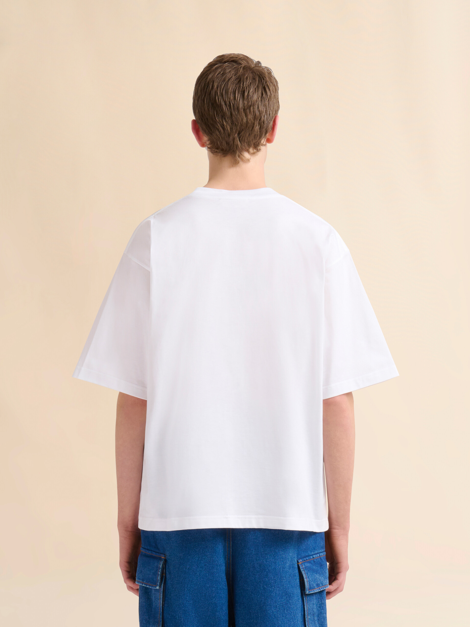 T-shirt with red Pop Fields Marni logo - Shirts - Image 3