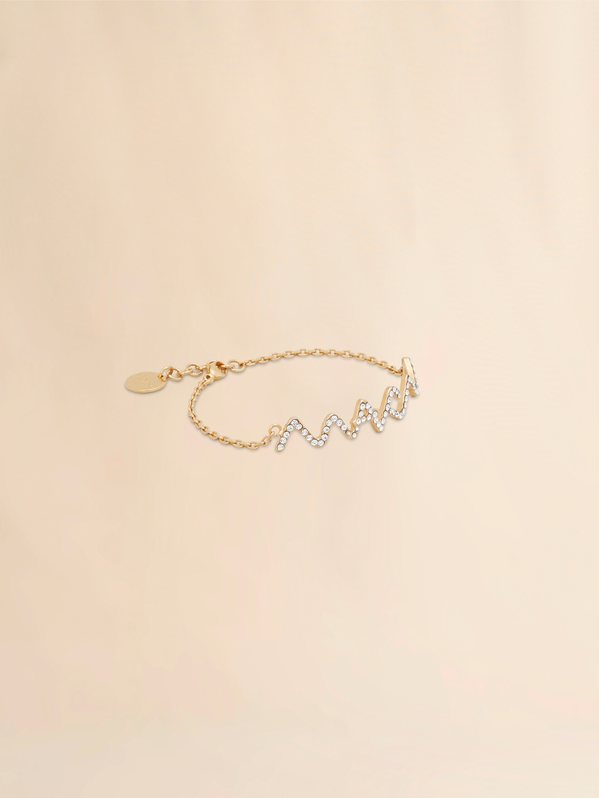 Bracelet chaîne Marni Symbol avec pavé de strass - Bracelets - Image 1