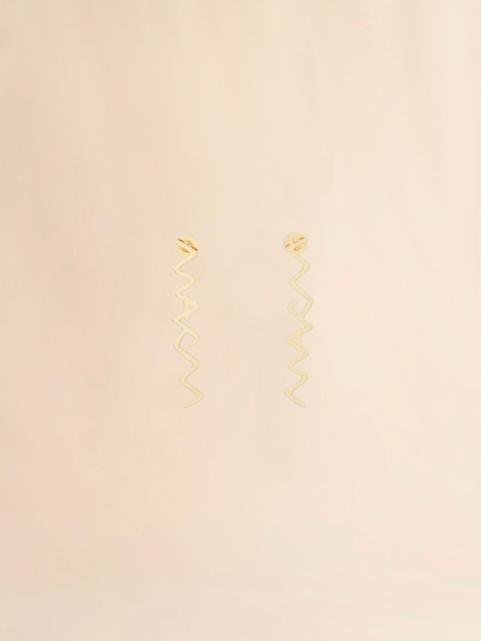 Rhinestone pavé Marni Symbol drop earrings - Earrings - Image 1