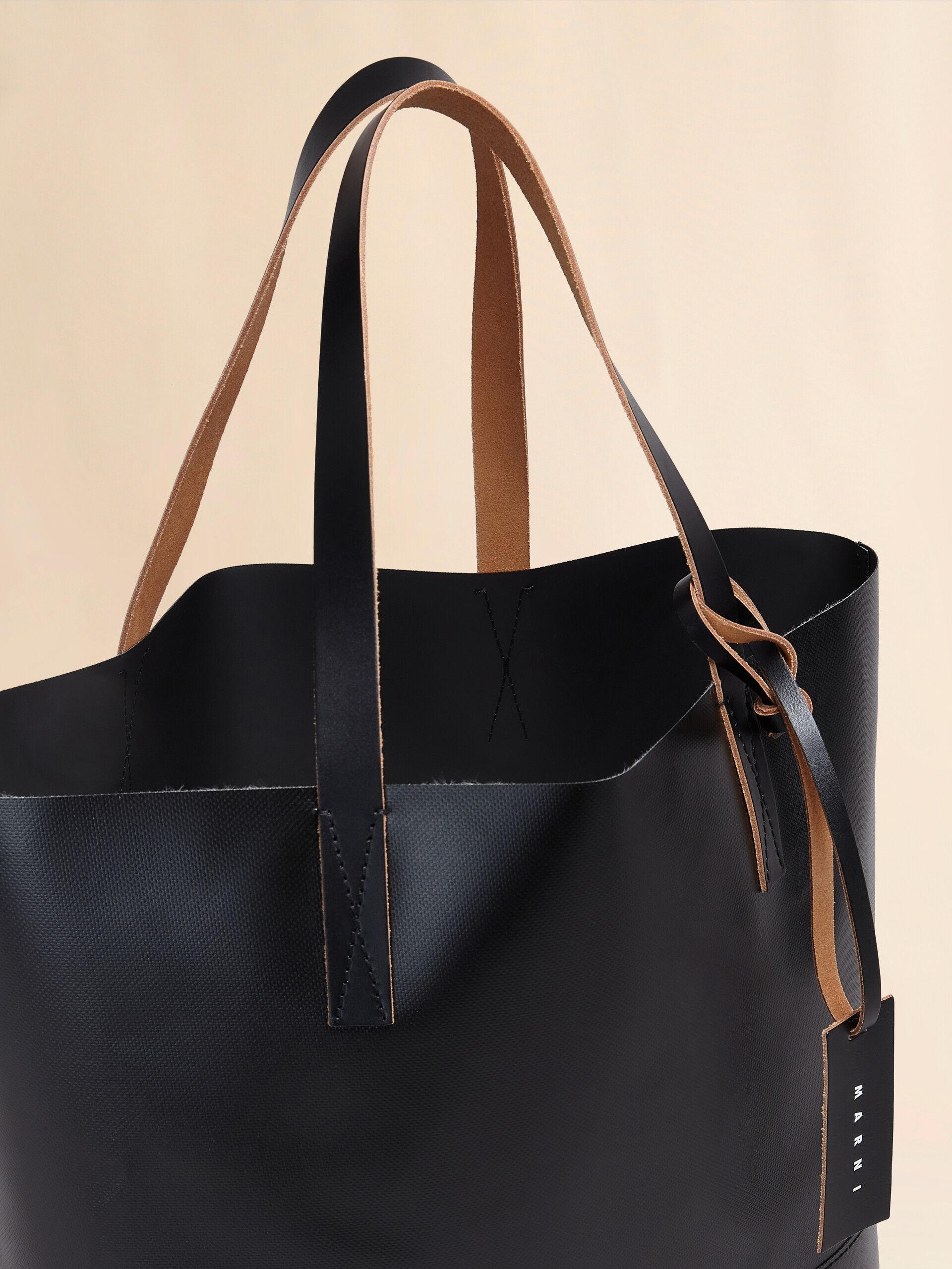 Light blue open shopper with Marni tag - Shopping Bags - Image 3