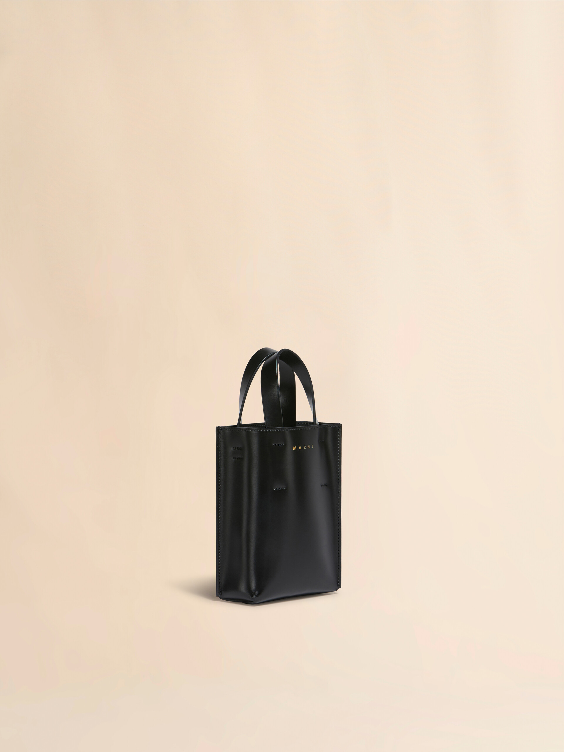 MUSEO nano bag in light blue leather - Shopping Bags - Image 5