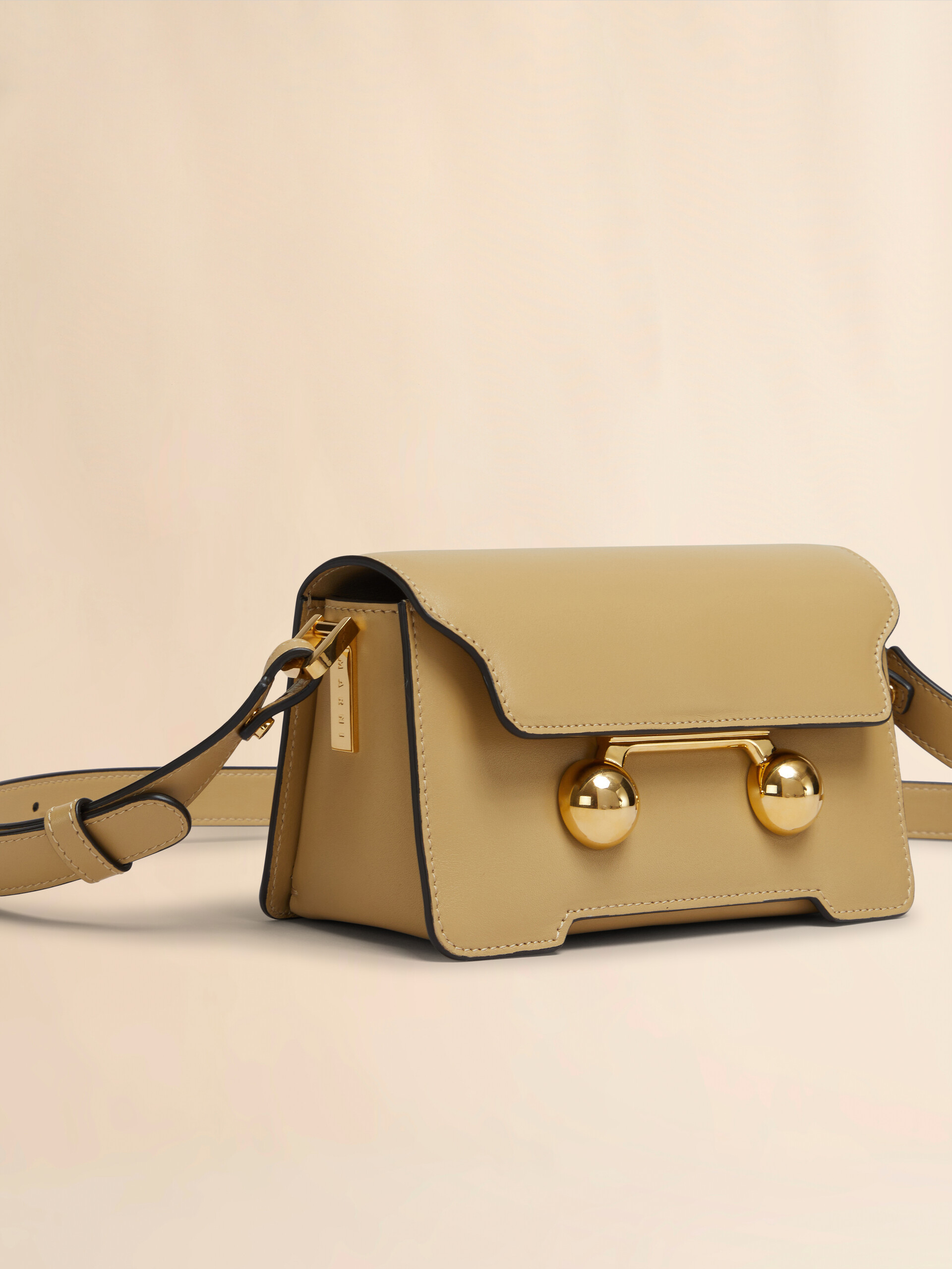Blue leather Trunkaroo mini shoulder bag - Shoulder Bags - Image 4