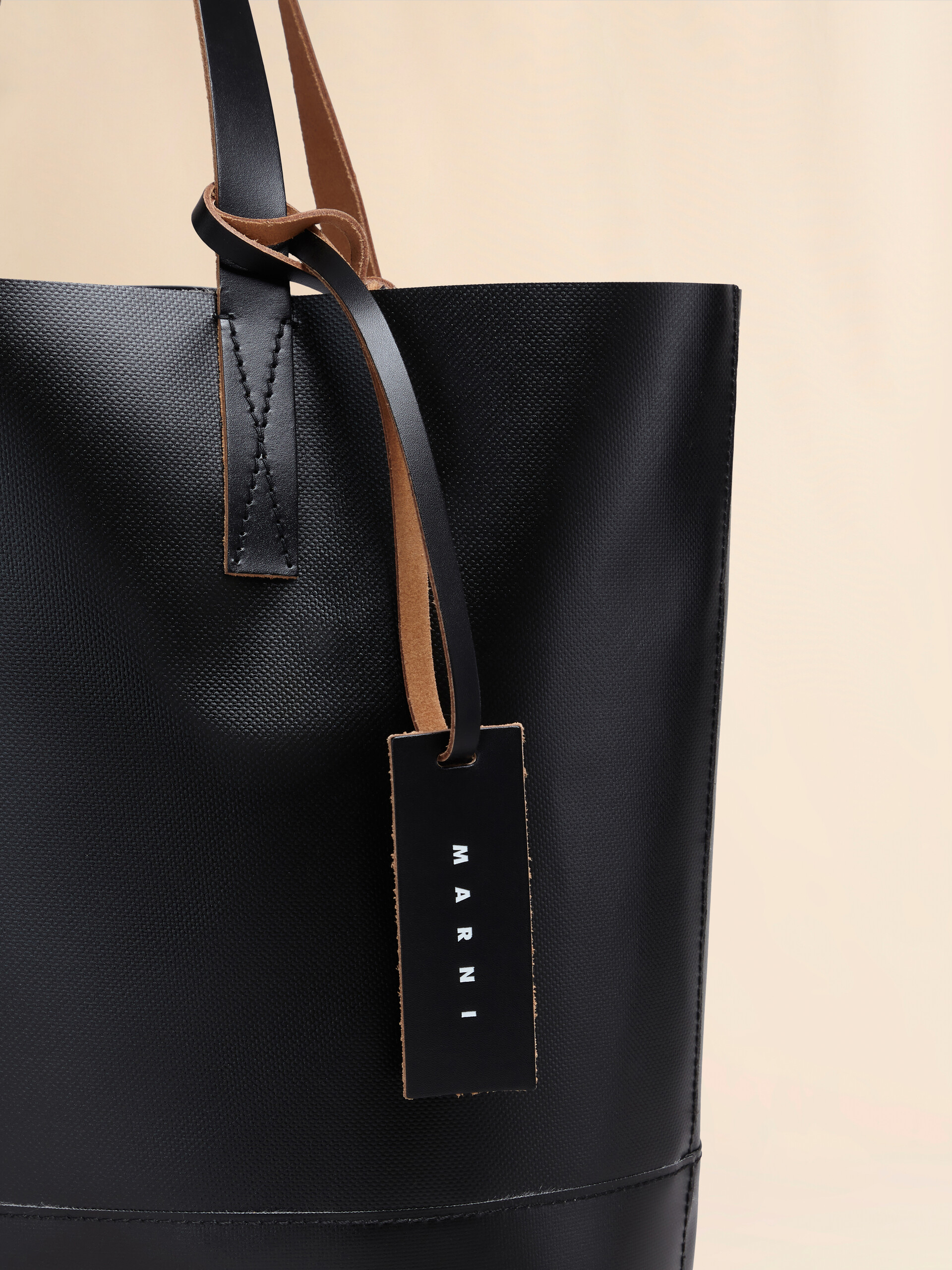 Light blue open shopper with Marni tag - Shopping Bags - Image 4