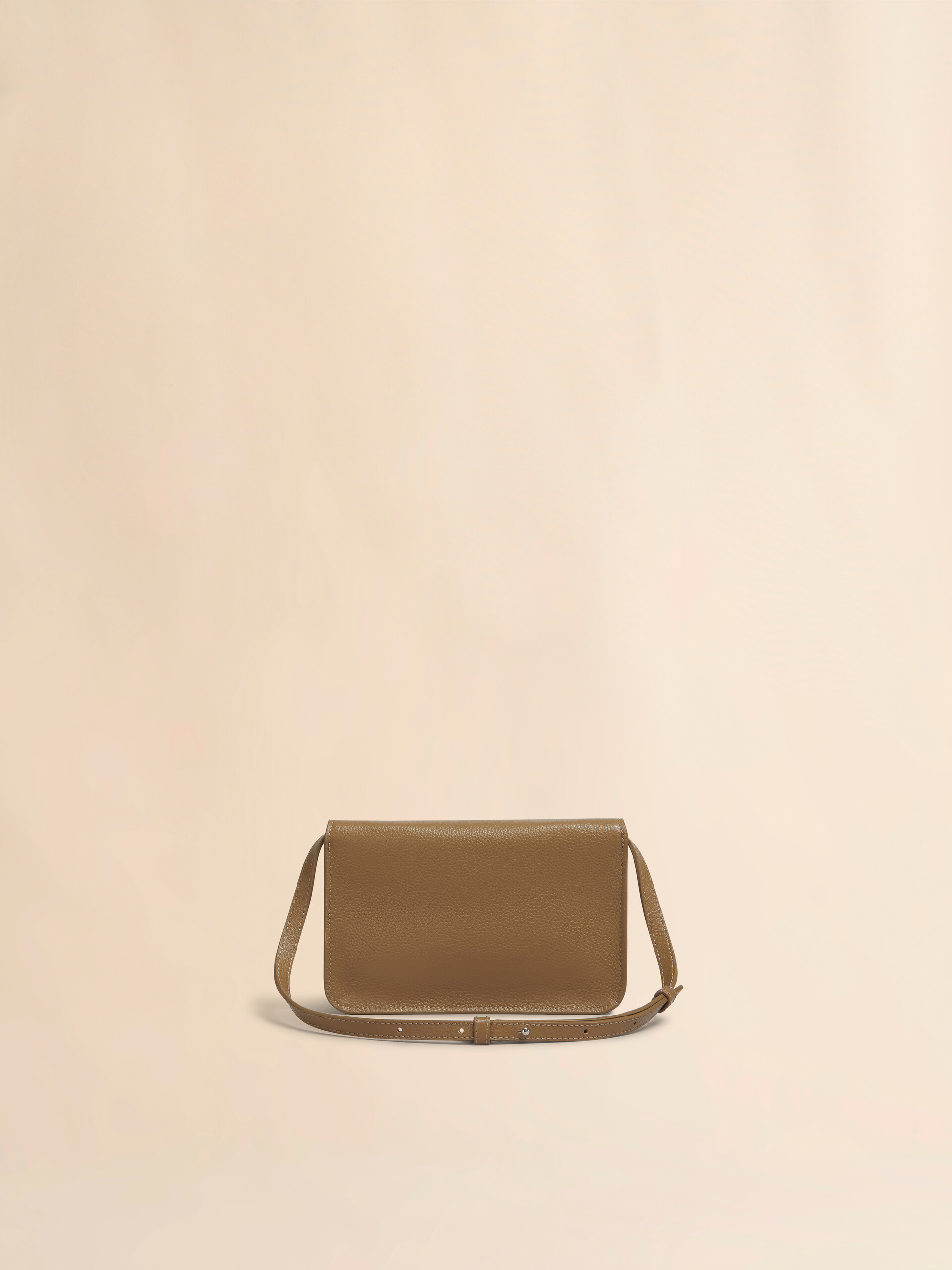 Blue leather shoulder bag with Marni Mending - Pochettes - Image 2