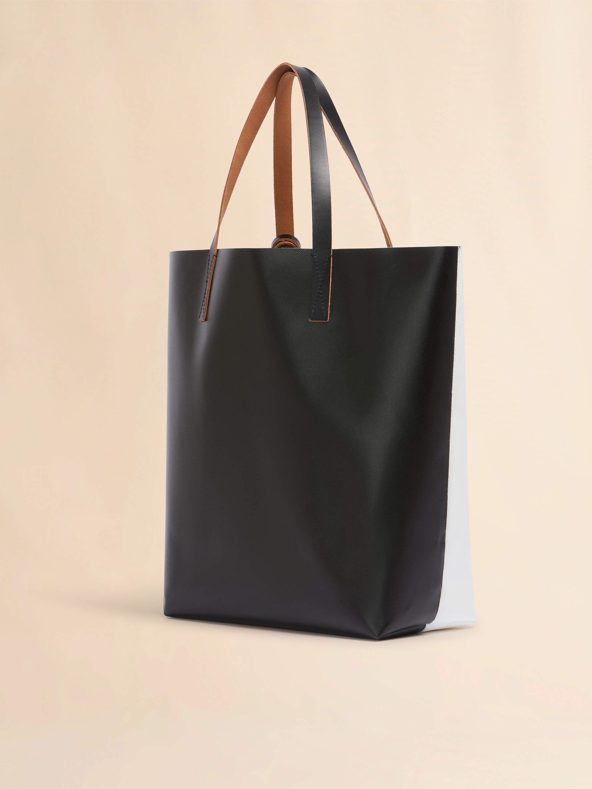 White and black Tribeca tote with naked figure print - Shopping Bags - Image 3