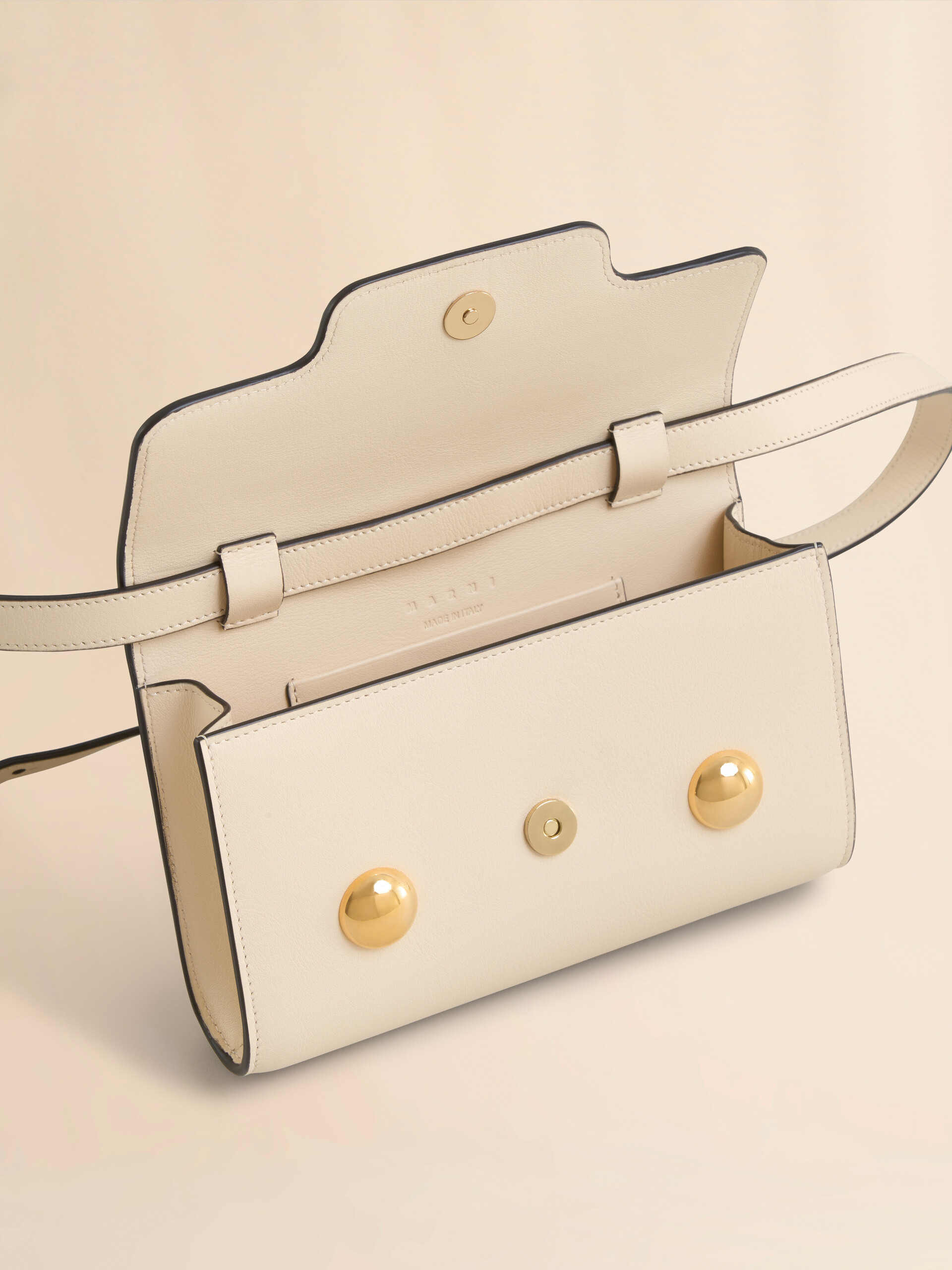 Light brown leather Trunkaroo clutch - Pochettes - Image 3