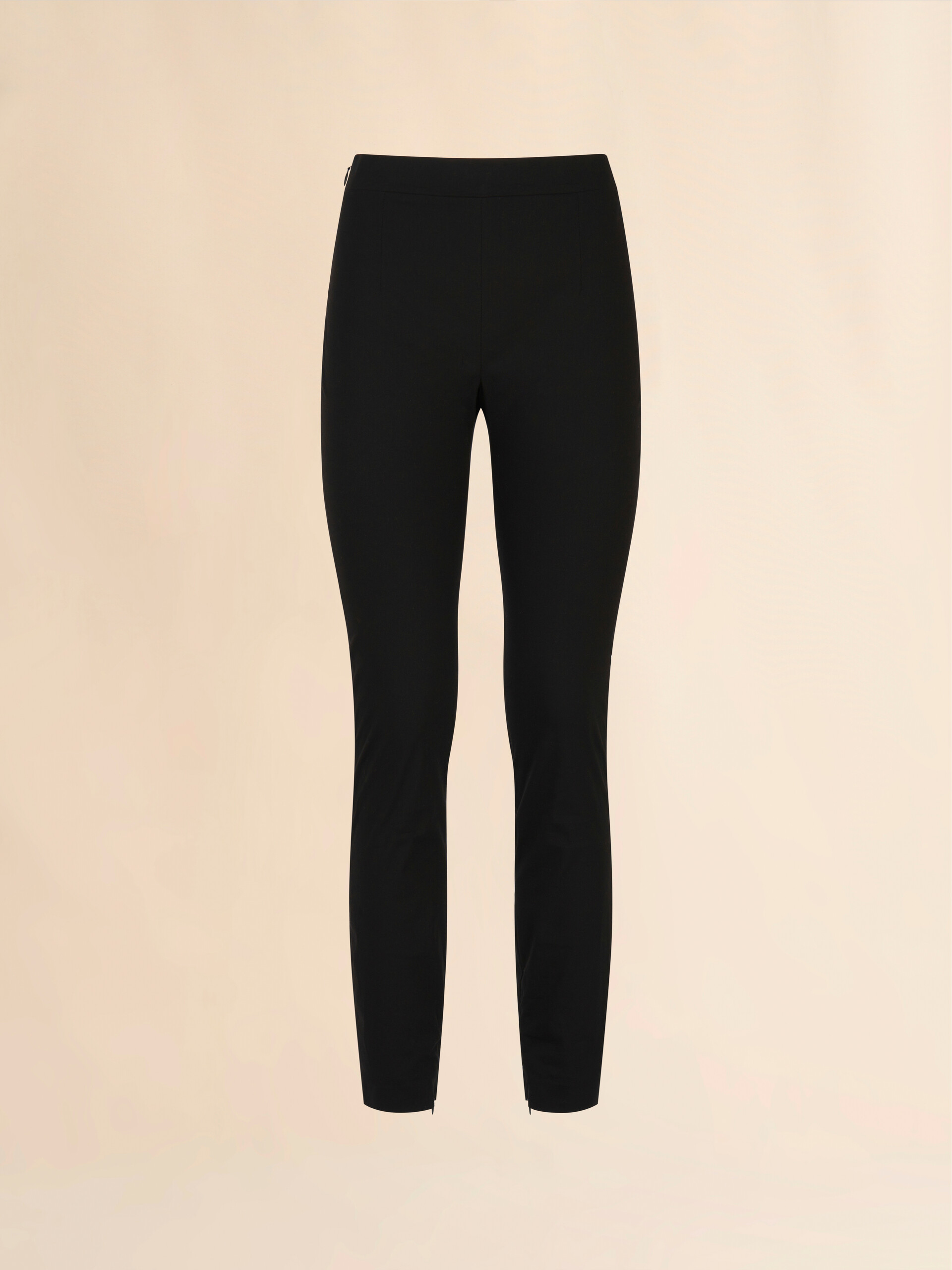 Black stretch poplin trousers with Marni Symbol - Pants - Image 1